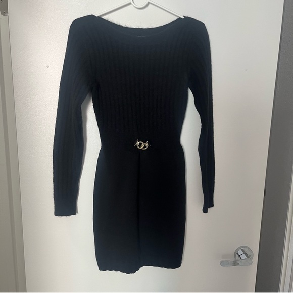 Rouje Paris Cody Sweater Dress Black Size EU 34 - Picture 6 of 11